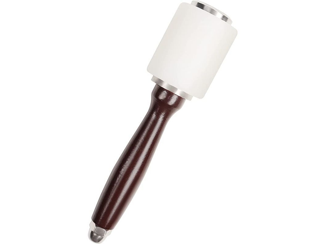 2026altiro-martillo De Cuero De 20,5 Cm - Martillo De Nailon Con Mango De Madera Para Coser, Marcar Y Más.