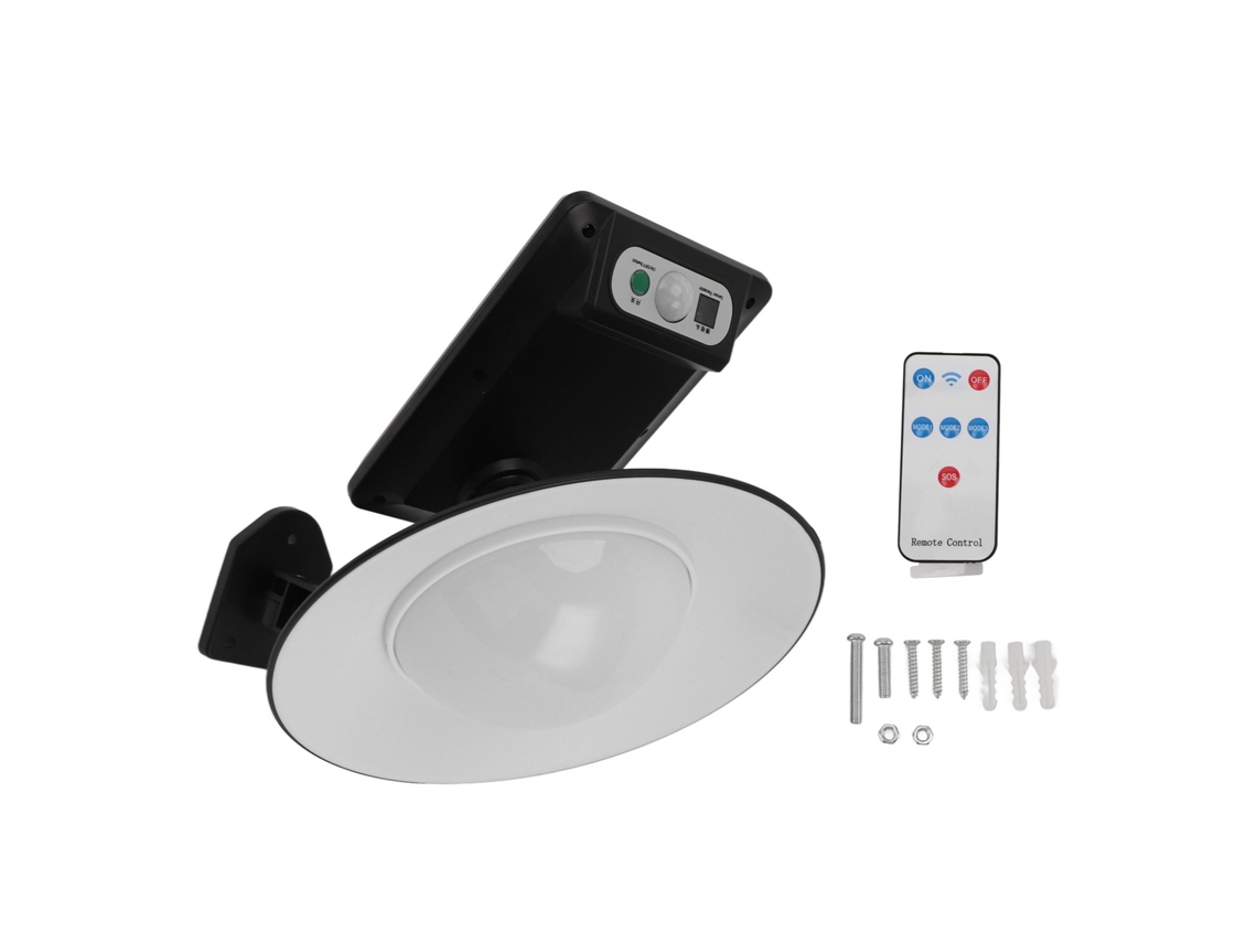2026-luz Solar De Granero Montada En Pared Ip65 Impermeable Con Sensor De Luz Y Movimiento Control Remoto Para Porche