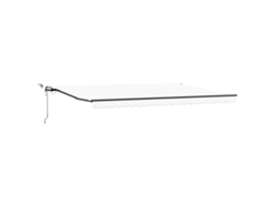 Toldo retráctil automático Vidaxl con LED blanco (500 x 350 cm)