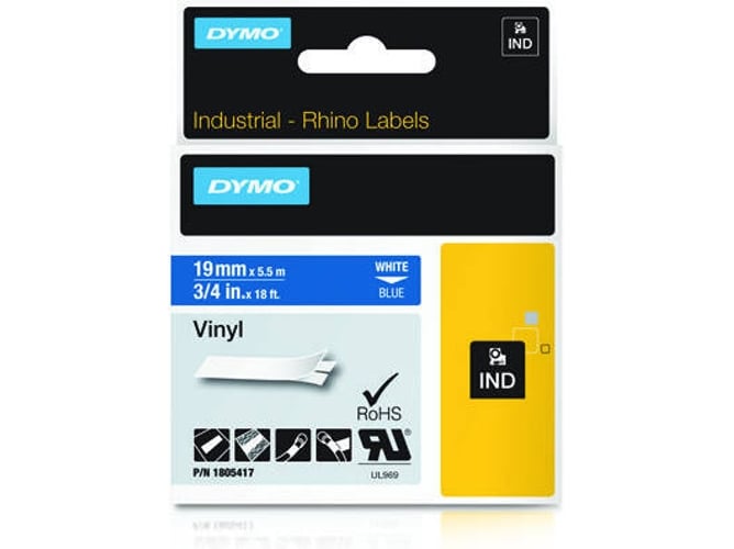Cinta Laminada DYMO 1805417 Blanco