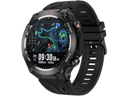 Reloj inteligente Yizhood con GPS, todo en uno, con monitor de actividad física, frecuencia cardíaca, sueño y diseño resistente al agua (negro)