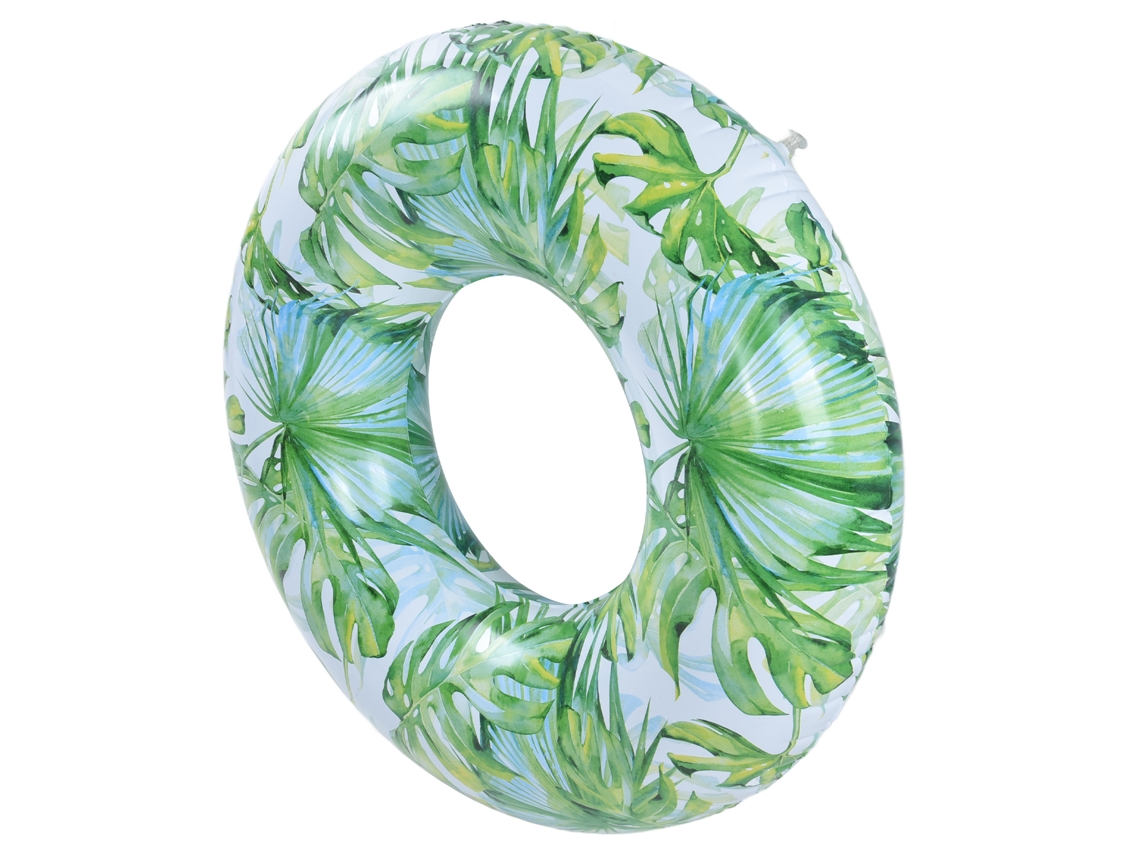 Pelota de buceo inflable con estampado de hojas para niños y adultos.