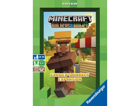 Expansion de Juego RAVENSBURGUER Minecraft – Builders & Biomes: Farmers Market (10 años)