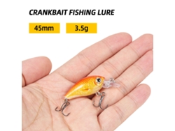 Taruor 45mm 3.5g Minnow Crankbait Lure Artificial Hard Bait Swimbait Para Pesca De Carpa