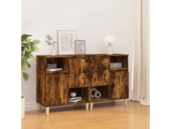 Lovely Home Aparador 2 Pzs 60X35X70 Cm Derivados Madera Roble Ahumado