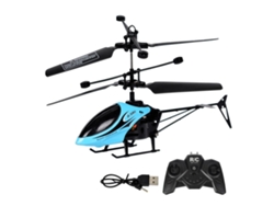 Helicóptero Teledirigido Recargable Por Usb Y Resistente A Caídas Para Niños - Azul