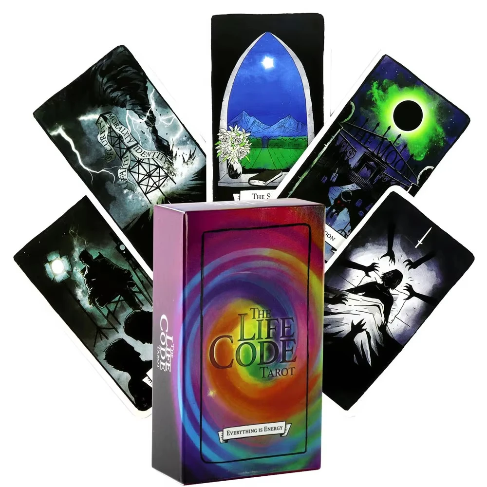 Cartas De Tarot Oráculo Código Da Vida (versão Completa Em Inglês) Cartas De Adivinhação