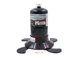 Base De Soporte Para Cilindro De Gas Propano De 450 G, Soporte De Plástico Portátil Con Base Giratoria Para Acampar.