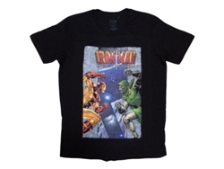 Rockinstone Marvel Iron Man 'iron Man Vs Dr Doom' (black) Camiseta Unisex--xxxl