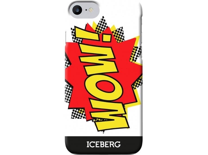 Funda iPhone 6, 6s, 7, 8 ICEBERG Comics Wow Rojo