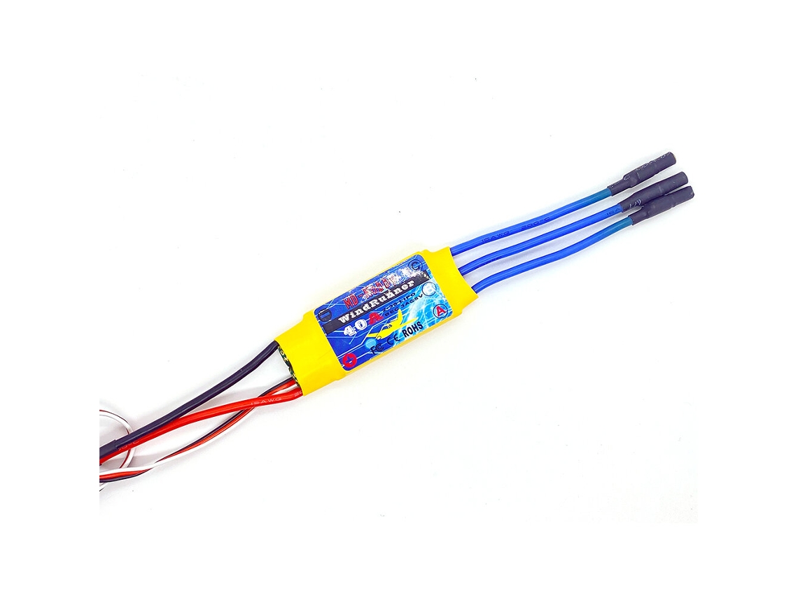 Md-hobby 40a 2-4s Brushless Esc With 5v/3a Bec Xt60 Plug For Rc Airplane