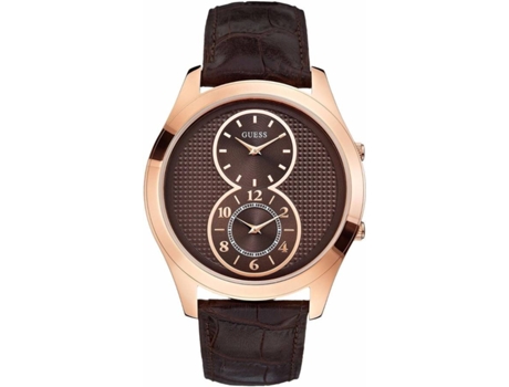Reloj GUESS W0376G3 Hombre (Piel - Marrón)