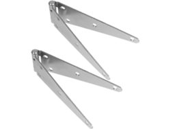 Juego De 2 Bisagras Para Puertas De 25 Cm, Robustas Y Seguras, Con Revestimiento De Zinc, Para Uso Exterior.