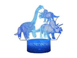 Serie Dinossauro Luz Noturna 3D - Racha Colorida 16 Núcleos - Lc-1782 JEIIBRZUI
