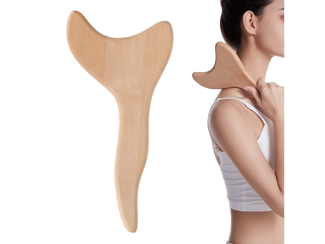Gua Sha Board, Exquisita Herramienta De Masaje Guasha De Madera Para El Meridiano Del Cuerpo Del Cuello, Herramienta De Masaje Gua Sha Scraping, Tabla