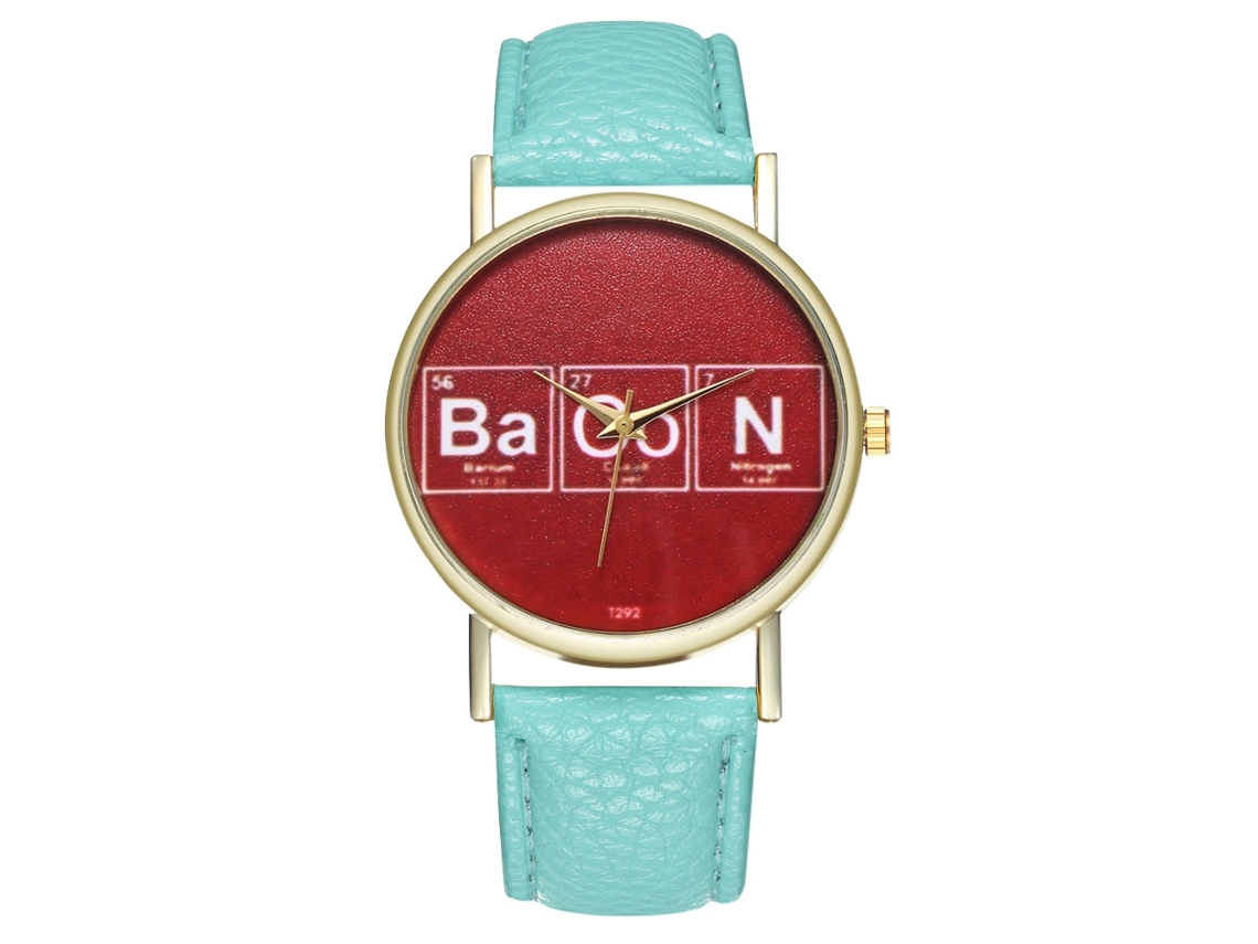 Reloj De Cuarzo Clásico Casual Unisex Pareja Moda Regalo (verde Menta)