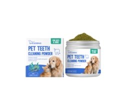 Polvo limpiador de dientes para mascotas