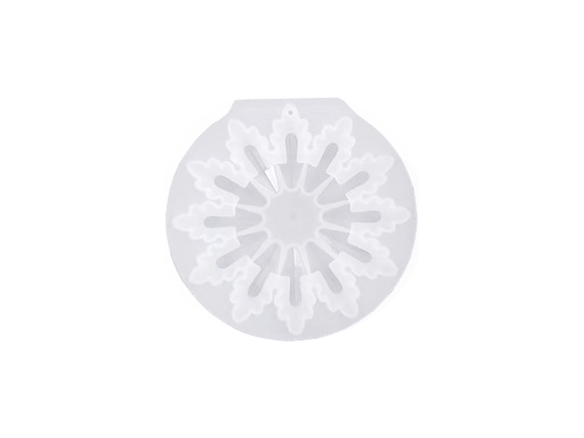 Molde de resina epoxi para colgante de nieve de cristal DIY
