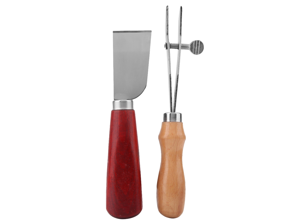 Juego De 6 Herramientas Para Trabajos En Cuero, Cortador De Bordes De Acero Inoxidable Para Bricolaje.