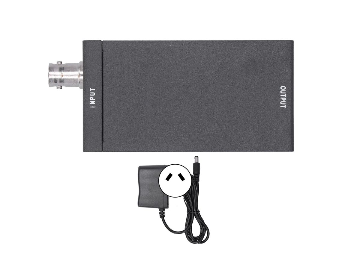 Conversor Sdi Para Hdmi 3g 1080p Adaptador De Vídeo Áudio Portátil Full Hd Metal Com Plugue Au