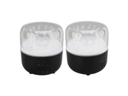 Humidificador giratorio Rosewell Jellyfish de 280 ml con difusor de aromaterapia, negro