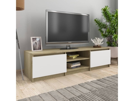 Mueble para la televisión VIDAXL Multicolor Madera contrachapada (140x40x35.5 cm)