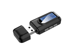 Adaptador de audio USB Rt11, transmisor y receptor Bluetooth 5.0 2 en 1 con pantalla LCD Rosewell