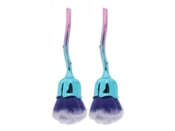 2pcs Pincel De Limpeza De Poeira Para Unhas Com Cabo Em Forma De Rosa Para Maquiagem E Blush