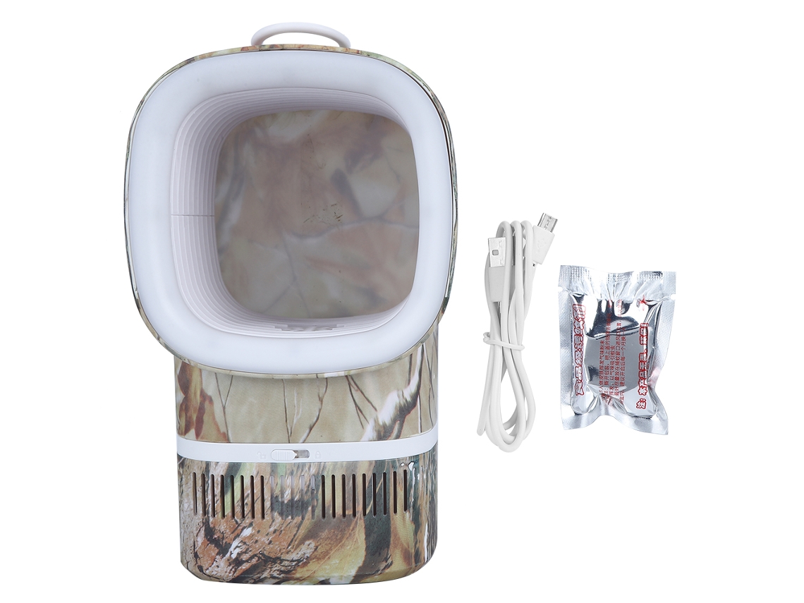 Lámpara repelente de mosquitos fotocatálisis recargable por USB para el hogar y el hotel.