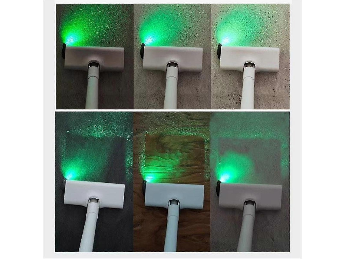 Luces láser para aspiradora, indicador de polvo, lámpara LED, polvo claramente visible bajo la luz, piezas universales para aspiradora