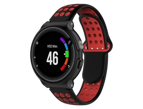 Correa Smartwatch Para Garmin Forerunner 220 / Approach S5 / S20 Negro Rojo VENISYMLIS