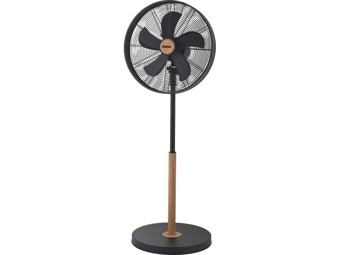 Ventilador de Pie BELTAX BTF4017 TRAVEL (3 Velocidades - 40 cm - Negro)