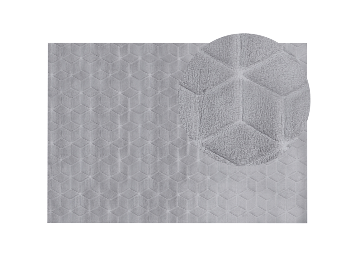 Alfombra BELIANI Thatta de Poliéster Gris 160x230