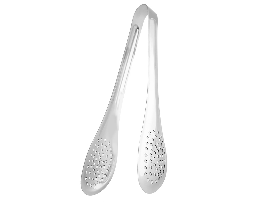 Pinzas de cocina de acero inoxidable de 9 pulgadas, resistentes para barbacoa y cocina.