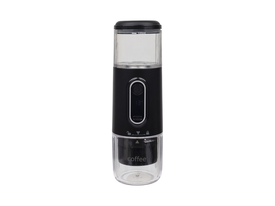 Cafetera portátil de cápsulas SZSMART KC02 para coche (negro capacidad :100ml)