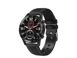 Reloj inteligente Mdug (cuero negro)