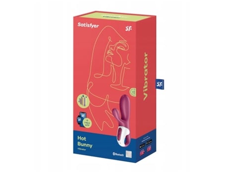Estimulador SATISFYER Hot Bunny Vibrador Con App 1 Unidad