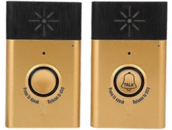 Intercomunicador Inalámbrico Bidireccional Con Timbre De Seguridad Intercambiable Brilvibera_gsg