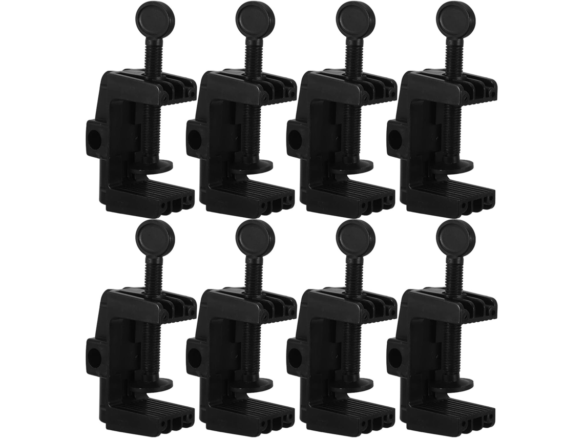 Juego De 8 Abrazaderas De Plástico Abs Para Lámparas De Escritorio, Montaje Resistente, Clips Ajustables Para Lámparas.