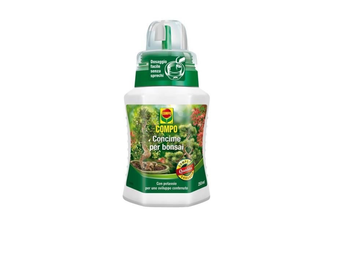 Fertilizante líquido Compo para bonsáis (250 ml) para plantas de jardín botánico en pasta