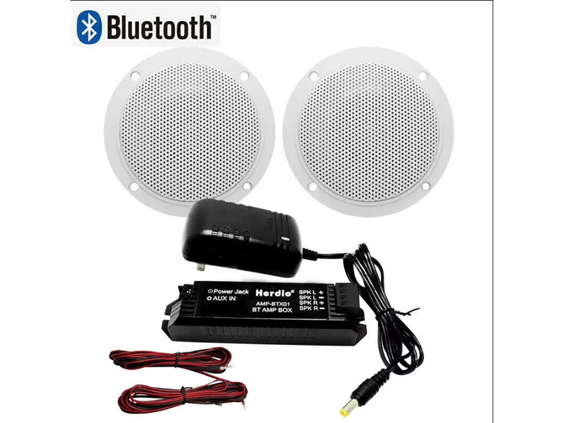 Altavoz de techo Bluetooth con amplificador digital integrado y resistente al agua - Herdio Mdug