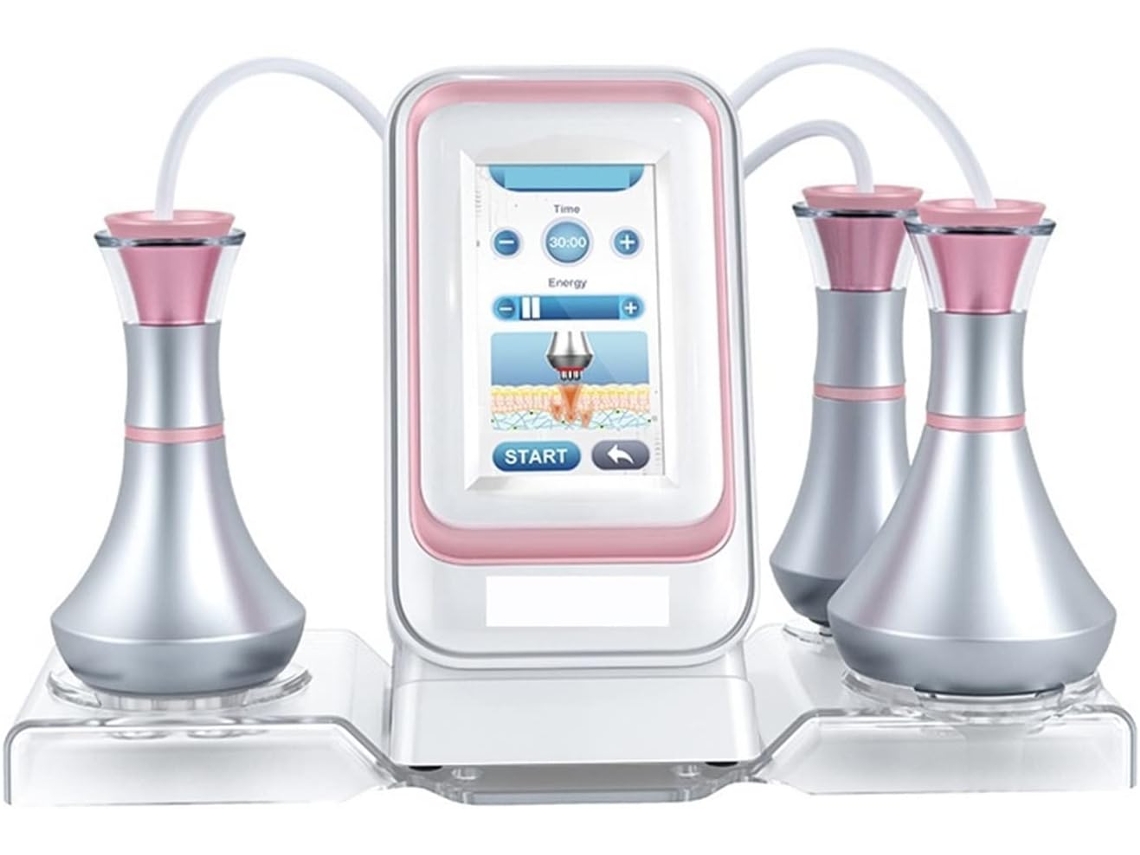 Sistema Ultrasónico De Cavitación 3 En 1 Para Adelgazamiento Corporal Y Estiramiento Facial De La Piel.
