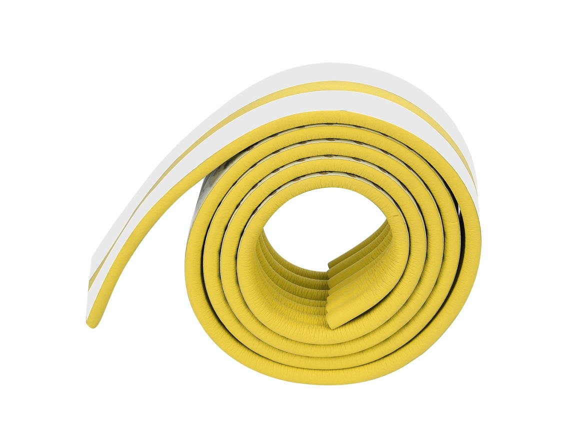Protección De Bordes Y Esquinas Para Bebés, 1,98 M (6,5 Pies), Seguridad Infantil, Color Amarillo, Nbr, Ecológico.