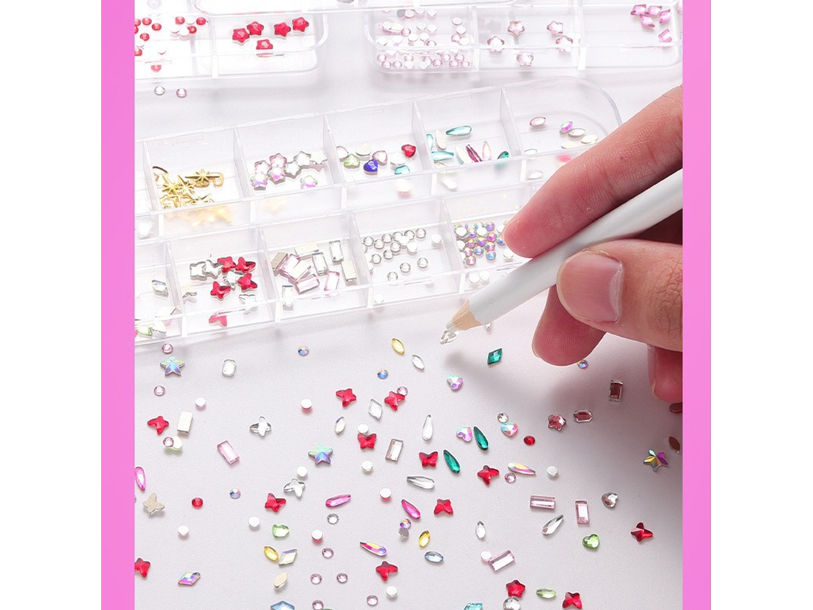 Kit De Joyería Dental Para Hacer Tú Mismo Con Decoración Dental De Cristal Y Herramientas De Aplicación Seguras.