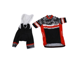 Maillot de ciclismo de verano para hombre con culotte acolchado, MTB | Sin marca