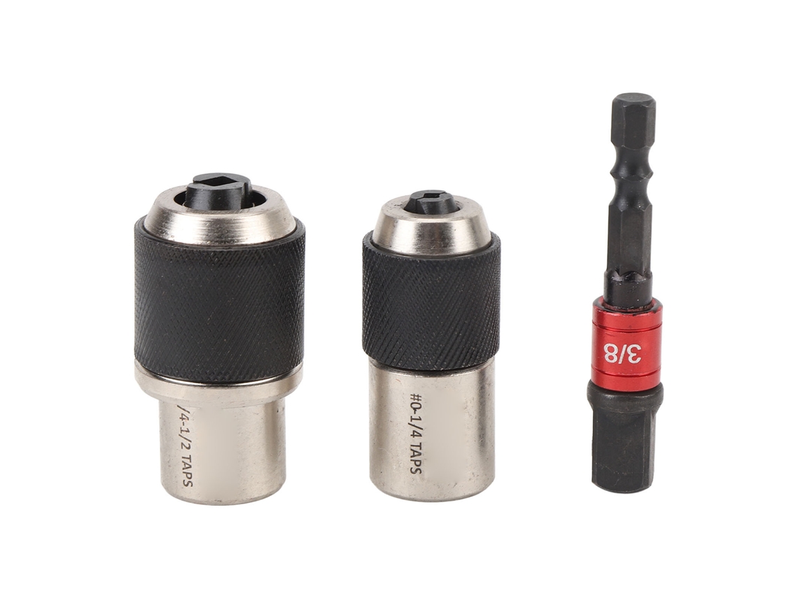 Juego De 3 Vasos Roscados Ajustables Con Adaptador De Accionamiento De 3/8 De Pulgada Para Herramientas De Extracción Y Ajuste.