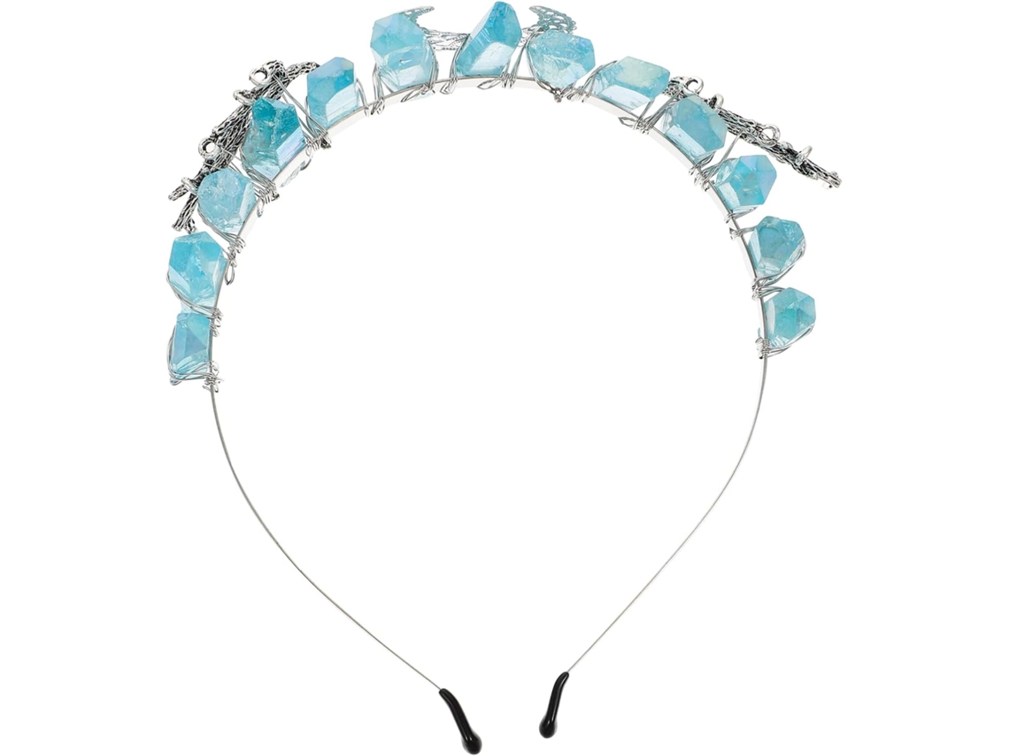 Tiara Com Pingente Decorativo De Cristal, Acessório De Cabelo Para Meninas
