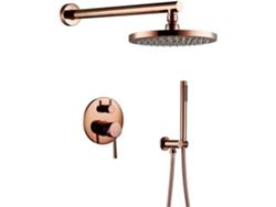 Conjunto De Cabezal De Ducha De 20-30 Cm, Sistema Mezclador Montado En La Pared (12 Cm Para En