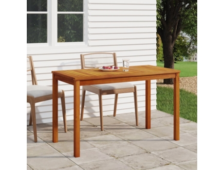 Mesa De Jardín VIDAXL Marrón Madera de acacia (110x55x67 cm)