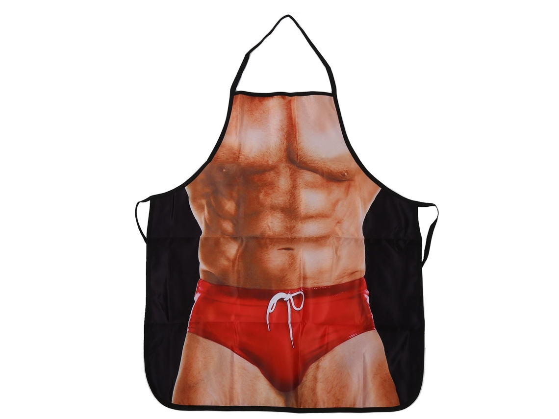 KOFIHETY Regalos de elefante blanco, delantales divertidos para hombre con diseño novedoso y humorístico, delantales de cocina y barbacoa reutilizables y lavab